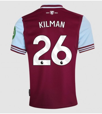 West Ham United Max Kilman #26 Primera Equipación 2024-25 Manga Corta